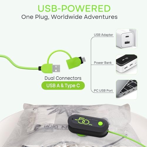 Travel Vacuum Storage Bags with USB Electric Pump, 15 Pack Compression Travel Packing Bags for Luggage and Suitcase, Carry-on Size Space Saver for Clothes and Clothing - Image 2