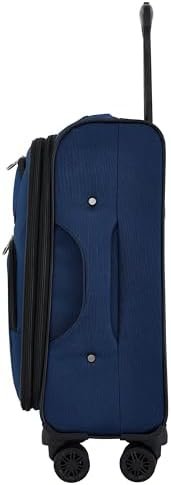 Travelers Club Swansea Carry-On Luggage, Navy Peony, 3 Piece Set - Image 3