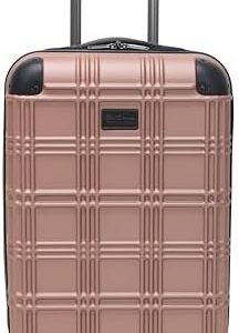 Ben Sherman Nottingham Lightweight Hardside 4-Wheel Spinner Travel Luggage, Rose Gold, 20-Inch Carry On