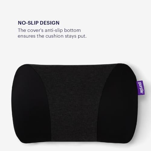 Purple Back Cushion | Pressure Reducing Grid Designed for Ultimate Comfort | Designed for Chairs, Gaming, and Travel | Made in The USA - Image 6