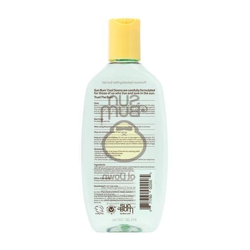 Sun Bum Cool Down Aloe Vera Gel - Vegan After Sun Care to Soothe and Hydrate Sunburn - 8 oz - Image 2