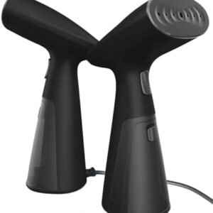 Travel Garment Steamer, Handheld Steamer for Clothes, Fast Heat-Up in 30 Seconds, 1000W Portable Steamer with 120ml Water Tank, Removes Wrinkles from Clothes, Garments, and Fabrics