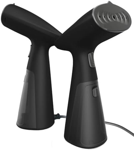 Travel Garment Steamer, Handheld Steamer for Clothes, Fast Heat-Up in 30 Seconds, 1000W Portable Steamer with 120ml Water Tank, Removes Wrinkles from Clothes, Garments, and Fabrics