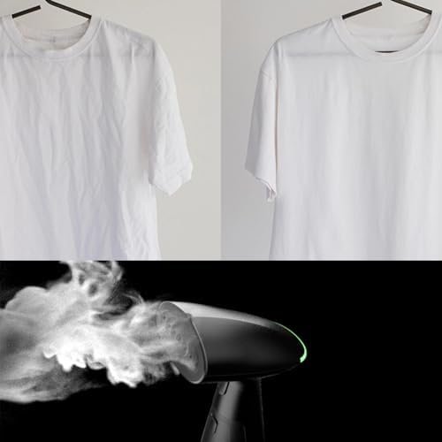 Travel Garment Steamer, Handheld Steamer for Clothes, Fast Heat-Up in 30 Seconds, 1000W Portable Steamer with 120ml Water Tank, Removes Wrinkles from Clothes, Garments, and Fabrics - Image 4