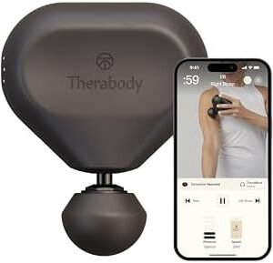 TheraGun Mini (3rd Generation) by Therabody – Ultra-Portable Massage Gun and Travel Essential for Fast, Effective Pain and Tension Relief Anywhere (Black)