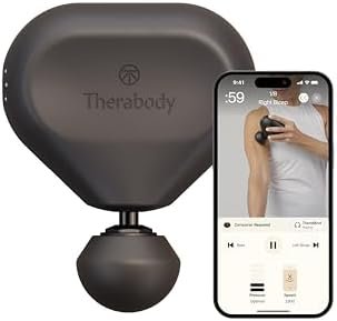 TheraGun Mini (3rd Generation) by Therabody – Ultra-Portable Massage Gun and Travel Essential for Fast, Effective Pain and Tension Relief Anywhere (Black)