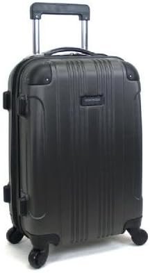 Kenneth Cole REACTION Out of Bounds Lightweight Hardshell 4-Wheel Spinner Luggage, Charcoal, 20-Inch Carry On - Image 3