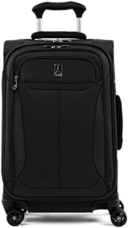 Travelpro Tourlite Softside 21" Expandable Luggage with 4 Spinner Wheels, Lightweight Suitcase, Carry-On, Black - Image 2