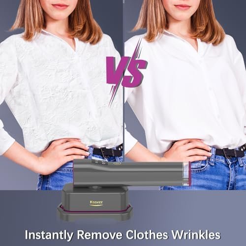 Portable Travel Steamer Iron for Clothes with LCD Touch Screen - 4 Mode Handheld Mini Clothing Steam Iron, Small Garment Steamer Ironing Machine, Hand Held Fabric Steamer for Home, Travel (120V ONLY) - Image 5