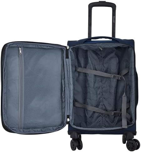 Travelers Club Swansea Carry-On Luggage, Navy Peony, 3 Piece Set - Image 6