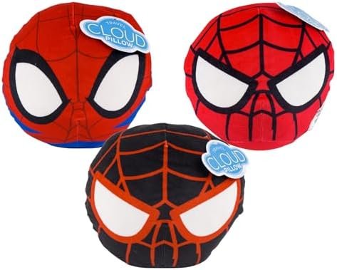 Spiderman Travel Blanket and Pillow Set - Bundle with Spiderman Blanket, Pillow, Stickers, More | Spiderman Travel Accessories for Kids - Image 3