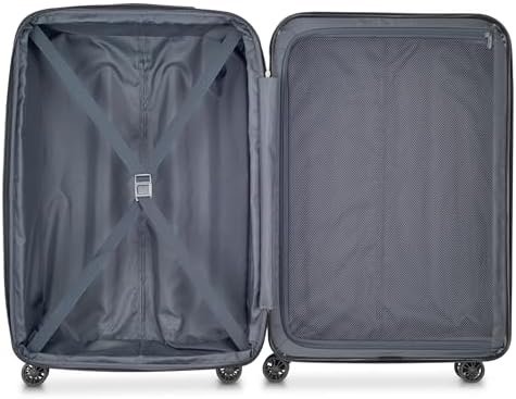 DELSEY PARIS Helium Aero Hardside Expandable Luggage with Spinner Wheels, Brick Red, Checked-Medium 25 Inch - Image 3