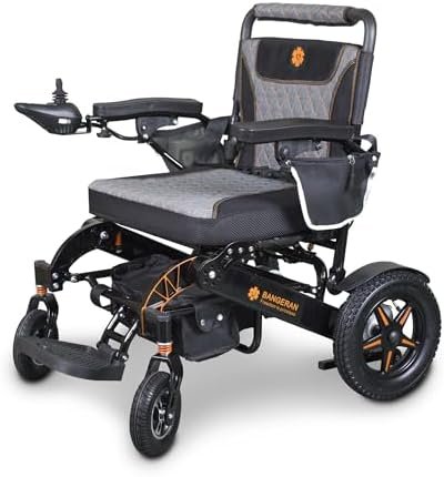 Lightweight Electric Power Mobility Wheelchair - Aviation Travel Safe Motorized Electric Wheelchair Mobility Aid (Black) - Image 8