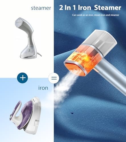 Travel Portable Foldable Garment Steamer – 900W Power, 15s Fast Preheat, 10-Min Continuous Steam, Lightweight Iron - Image 4