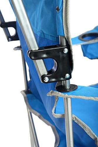 Quik Shade Full Size Shade Folding Chair for Camping, Polyester, Arm Rest|Foldable, Royal Blue, 2'L x 3'W x 4.3'H (160048DS) - Image 6