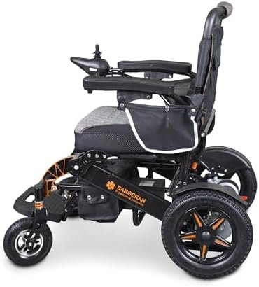 Lightweight Electric Power Mobility Wheelchair - Aviation Travel Safe Motorized Electric Wheelchair Mobility Aid (Black) - Image 7