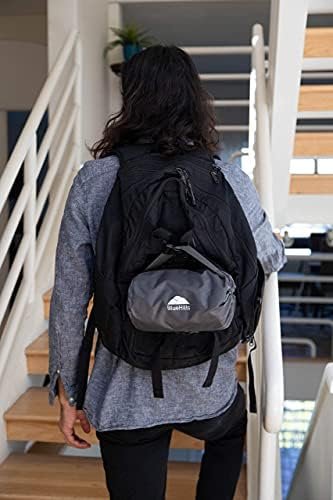 BlueHills Ultra Compact Travel Blanket Pillow in Portable Bag Case Soft 70 X 56 with Strap Backpack Clip Premium Cozy Soft Compact Pack Large Blanket for Airplane Flight Layover Grey - Gray C002 - Image 6