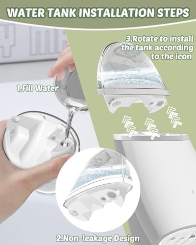 Portable Steamer for Clothes, Travel Garment Steamer Handheld, Fast Heating Clothing Wrinkle Remover Steam Iron, Ideal for Cotton Flax Silk Chiffon Lace Blending Shirt Dress Suit, White - Image 7