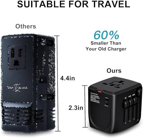 Travelconverter Adapter Voltage Converter That Steps Down 230 Volts to 120 Volts for use in Over 200 Countries,Including The U.S., U.K., Europe, and Australia - Image 7
