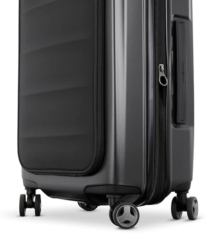 Samsonite Carry-On Pro Front Pocket Hardside Expandable 21-Inch Octiv Luggage: Durable & Impact Resistant, 360° Aero Trac Spinner Wheels, Adjustable Telescopic Handle, TSA Approved Lock - Black - Image 5