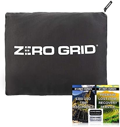 Lightweight Travel Blanket - Premium & Compact Airplane Wearable Blanket with Neck Snaps, Cozy Foot Pockets, Zipper Pouch - Converts into Soft Pillow - Designed for Ultimate Comfort - Shadow - Image 8
