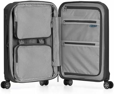 Traveler's Choice Pagosa Indestructible Hardshell Expandable Spinner Luggage, Black, Carry-on - Image 6