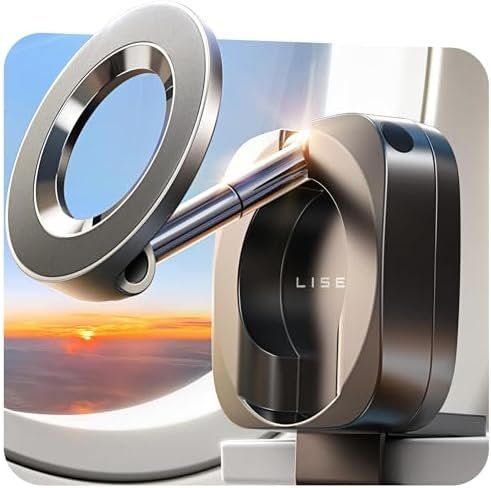 LISEN Airplane Travel Essentials for Women Phone Holder Baby Long Flight Essentials Flying Must Haves Handsfree for MagSafe Mini Travel Accessories Beach Vacation International Cruise Essentials 2025