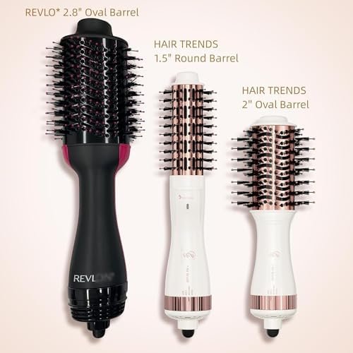 Travel Blow Dryer Brush in one, Dual Voltage Mini Hot Air Brush, Hair Trends Nano Titanium 2 Inch One Step Hair Dryer and Styler Volumizer Oval Shape - Image 5
