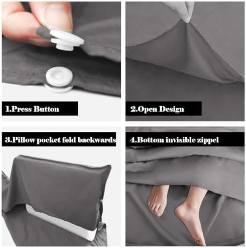 Sleeping Bag Liner,Travel Sheet & Adult Sleep Sack, Camping Sheets Travel Sleep Sack for Backpacking,Hotels & Hostels -Lightweight Single &Double Travel Sheet Camping Sheets - Image 4