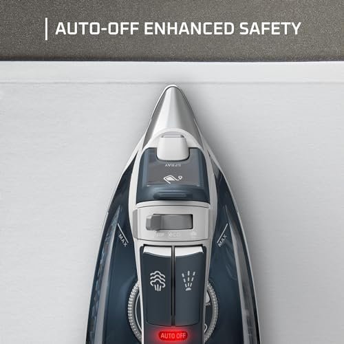 Rowenta Iron Steamer for Clothes, Focus Stainless Steel Soleplate, 400 Microsteam Holes, Powerful Steam Iron, Lightweight, Leakproof, 1725 Watts - Image 7