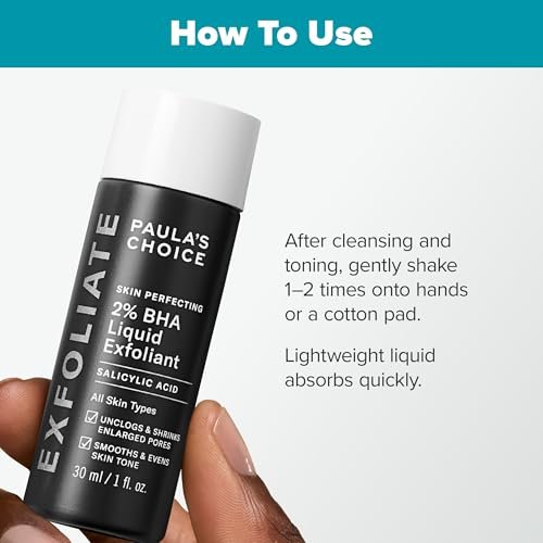 Paula's Choice SKIN PERFECTING 2% BHA Liquid Salicylic Acid Exfoliant-Facial Exfoliant for Blackheads, Enlarged Pores, Wrinkles & Fine Lines - Image 3