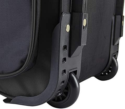 Travelers Club Xpedition 30 Inch Multi-Pocket Upright Rolling Duffel Bag - Image 6