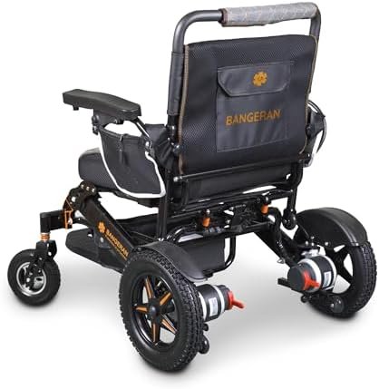 Lightweight Electric Power Mobility Wheelchair - Aviation Travel Safe Motorized Electric Wheelchair Mobility Aid (Black) - Image 6