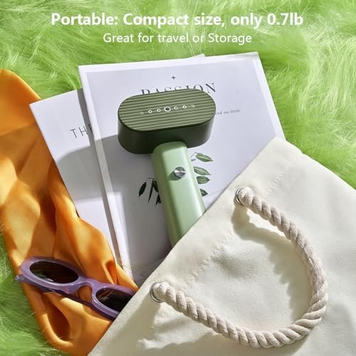 G6 Steamer for Clothes Portable 2-in-1 Travel Iron for Clothes, Just 0.7lbs Lightly, 10 Minutes of Continuous Steam, 900W Light Steamer for travel and home (green) - Image 6