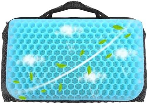 Gel Portable Seat Cushion (14.5" x 10.6") Foldable Travel Cushion, for Airplane Seats, Camping, Stadium, Cinema, Garden Benches Seat Cushion, Relieve Sedentary Pain - Image 8