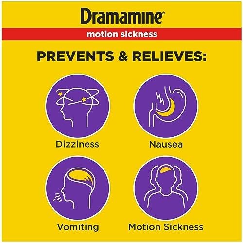 Dramamine All Day Less Drowsy, Motion Sickness Relief, 8 Count - Image 2
