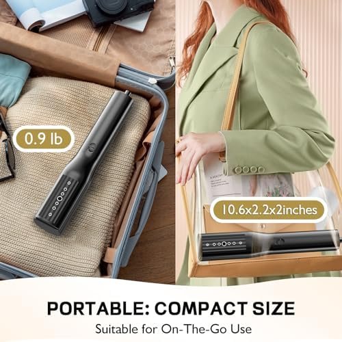 3 In 1 Travel Steamer Iron for Clothes, 900W Portable Clothing Garment Steamer, 0.9lbs Lightly, Travel Size, 10 Minutes of Continuous Steam, 120V Mini Handheld Clothes Steamer for Travel & Home - Image 6