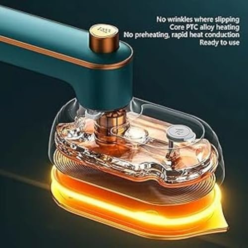Mini Steamer for Clothes - Portable Flat Iron & Handheld Steamer - Travel Size Steam Iron, Compact Travel Steamer for Home, Dorm & Trips - Small Travel Iron & Must-Have Steamer - Image 4