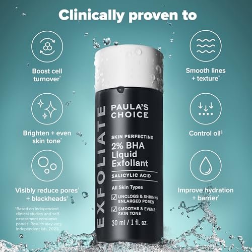 Paula's Choice SKIN PERFECTING 2% BHA Liquid Salicylic Acid Exfoliant-Facial Exfoliant for Blackheads, Enlarged Pores, Wrinkles & Fine Lines - Image 2