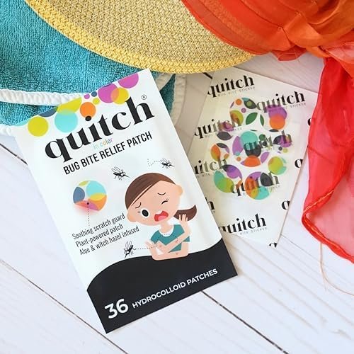 Quitch Mosquito Bite Itch Relief Patch, After Bite Insect Bite Treatment, Anti Itch Cream Alternative, Insect Bite Relief, Cruise, Travel and Camping Essential for Kids - Image 5