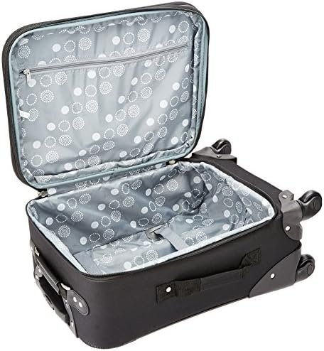 Rockland Expandable Spinner Carry On, Black, 19-Inch - Image 6