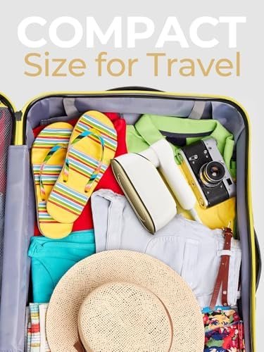 Portable Travel Steamer, 1200W Handheld Fabric Steamer for Clothes, 4 Modes with LCD Display, Powerful Wrinkle Remover for Home & Travel, 150ml Water Tank, 10S Fast Heat-Up, 180° Swivel Handle, Grey - Image 7
