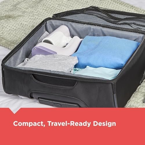 BLACK+DECKER Easy Store Pro Foldable Steamer, GS0311-0PD, 45-Second Heat Up, Extra Long Power Cord & Lint Remover Attachment, Powerful Steam Performance for Clothes, Drapes & Upholstery - Image 5