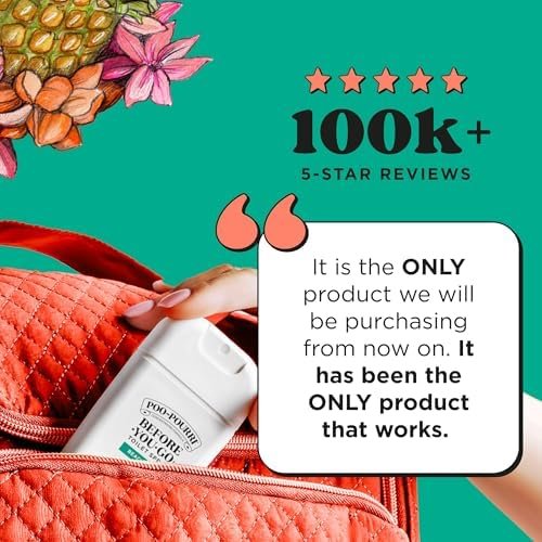 Poo-Pourri Before-You-Go Toilet Spray, Beach Bum, 1 Fl Oz Pocket Travel Size - Coconut, Orchid and Toasted Praline - Image 3