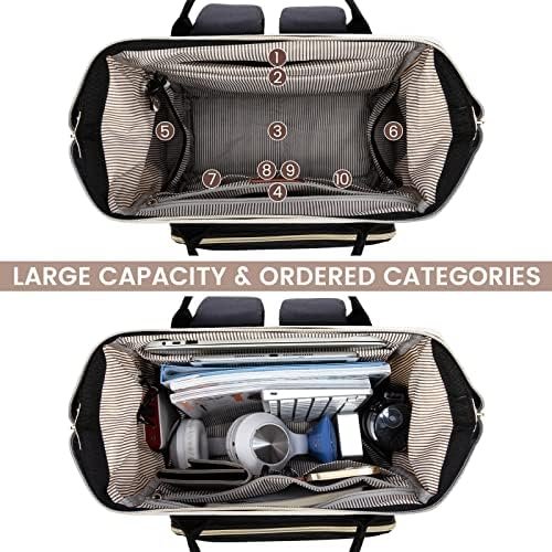 LOVEVOOK Laptop Backpack for Women, 15.6 Inch Work Business Backpacks Purse with USB Port, Large Capacity Nurse Bag College Bookbag for School, Waterproof Casual Daypack for Travel - Image 2