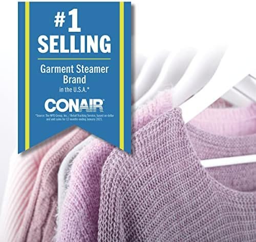 Conair Handheld Travel Garment Steamer for Clothes, CompleteSteam 1100W, For Home, Office and Travel, White - Image 7