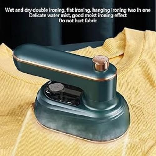 Mini Steamer for Clothes - Portable Flat Iron & Handheld Steamer - Travel Size Steam Iron, Compact Travel Steamer for Home, Dorm & Trips - Small Travel Iron & Must-Have Steamer - Image 6