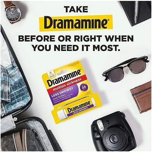 Dramamine All Day Less Drowsy, Motion Sickness Relief, 8 Count - Image 3
