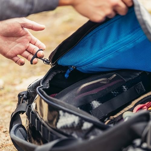 Gregory Alpaca 40L Water-Resistant Adventure Travel/Gear Organization Duffel Bag with Packing Cube Included, Obsidian Black - Image 9