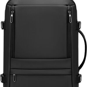 Carry On Travel Backpack for Airplanes | 40L Suitcase Backpack Luggage Business Weekender Bag - Expandable Travel Carry On Flight Approved for Men Women - Black